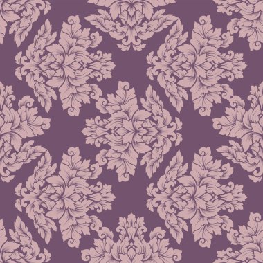 Damasko seamless modeli karmaşık tasarım. Lüks royal süsleme, Victoria doku duvar kağıdı, tekstil, ambalaj. Mükemmel çiçek Barok dantelli güzelleşmek vintage pastel renklerde
