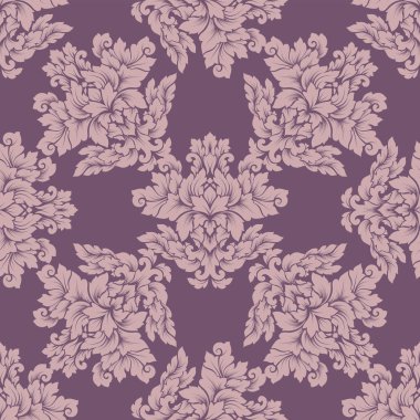 Damasko seamless modeli karmaşık tasarım. Lüks royal süsleme, Victoria doku duvar kağıdı, tekstil, ambalaj. Mükemmel çiçek Barok dantelli güzelleşmek vintage pastel renklerde