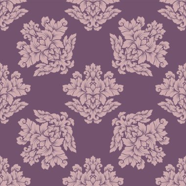 Damasko seamless modeli karmaşık tasarım. Lüks royal süsleme, Victoria doku duvar kağıdı, tekstil, ambalaj. Mükemmel çiçek Barok dantelli güzelleşmek vintage pastel renklerde