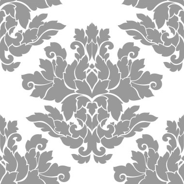 Damasko seamless modeli karmaşık tasarım. Lüks royal süsleme, Victoria doku duvar kağıdı, tekstil, ambalaj. Mükemmel çiçek Barok dantelli güzelleşmek.