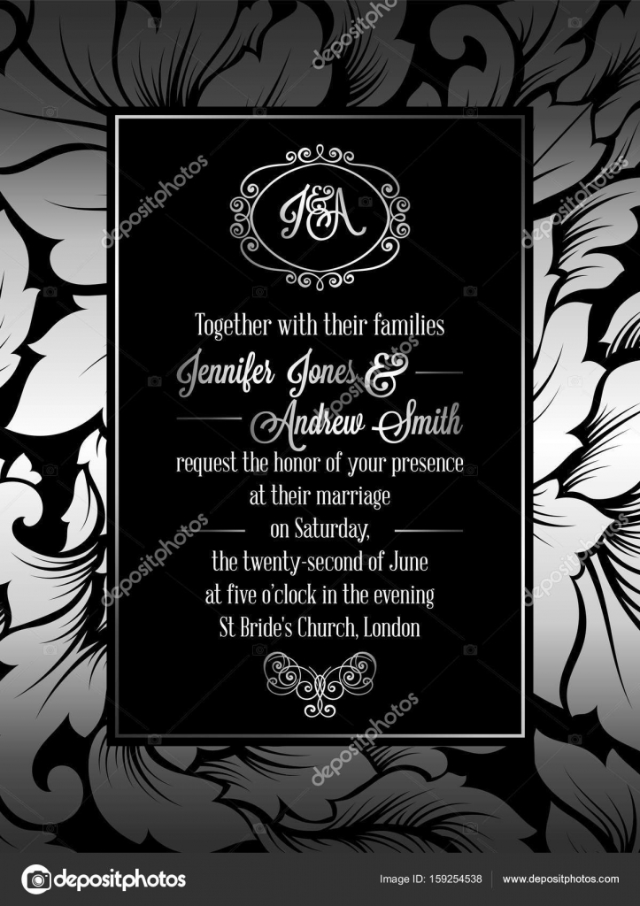 25 Party Invites with Envelopes - Double Sided Formal Invitations - B15212