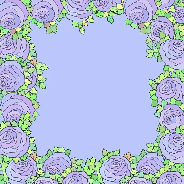 Dekoratif renkli parlak çerçeve çiçek şirin Güllü