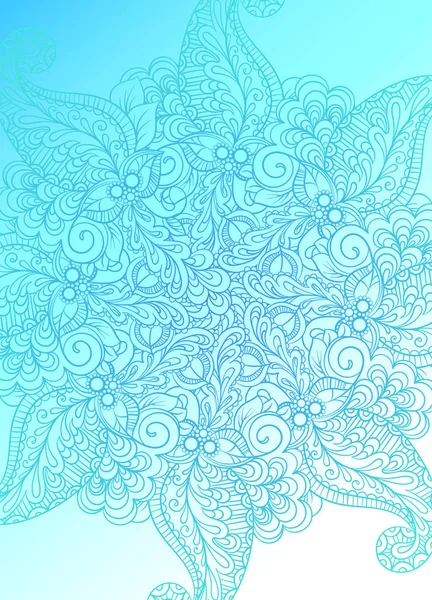 Mandala línea delgada simple fondo elegante. Fondo de vector ornamental para tarjetas, invitaciones, banner, plantillas y fondos de pantalla — Vector de stock