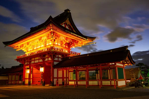 Santuário Fushimi Inari Taisha Conhecido Mundialmente Como Dos Pontos Turísticos — Fotografia de Stock