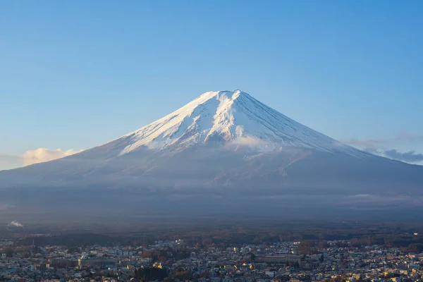 Monte Fuji Também Conhecido Como Fujiyama Fujisan Montanha Mais Alta — Fotografia de Stock