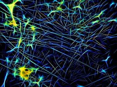 Soyut kaos mallar - dijital olarak oluşturulan görüntü