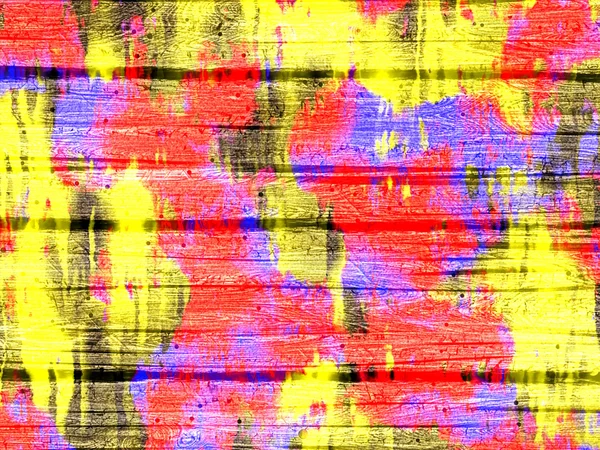 Fundo de madeira colorido abstrato - imagem gerada digitalmente — Fotografia de Stock