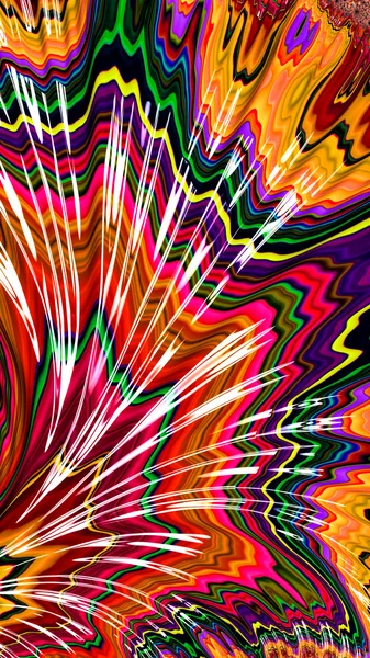 Colorful fractal background - digitally generated image — Stockfoto