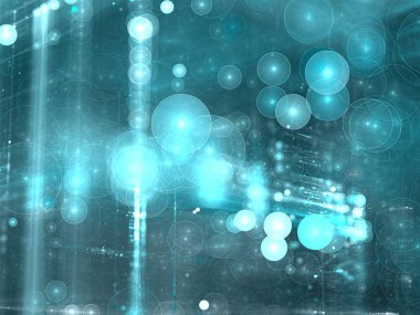 Soyut kabarcıklar blur - dijital olarak oluşturulan görüntü