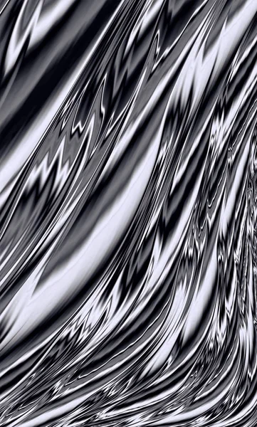 Abstrakcja waves i fałdy - cyfrowo wygenerowany obraz — Zdjęcie stockowe