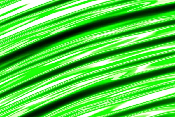 Rayas verdes - imagen abstracta generada digitalmente — Foto de Stock