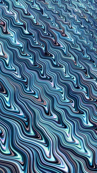 Fond fractal ondulé - image générée numériquement — Photo