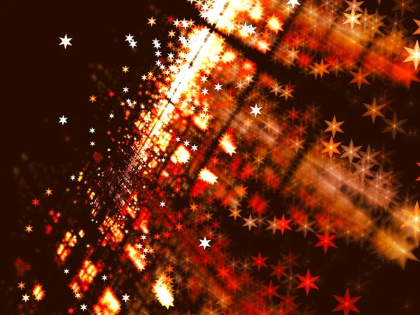 Размытый фон со звездами - абстрактное цифровое изображение — стоковое фото