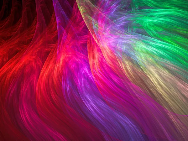 Feather fractal background - abstract digitally generated image — Stock Photo, Image
