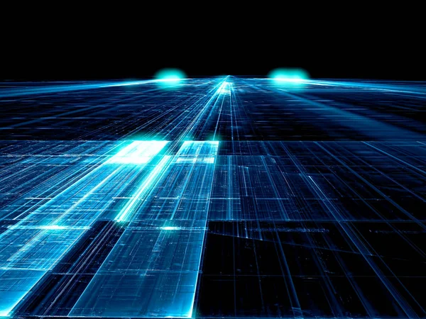 Alışılmadık şekilde - soyut dijital görüntü oluşturulan