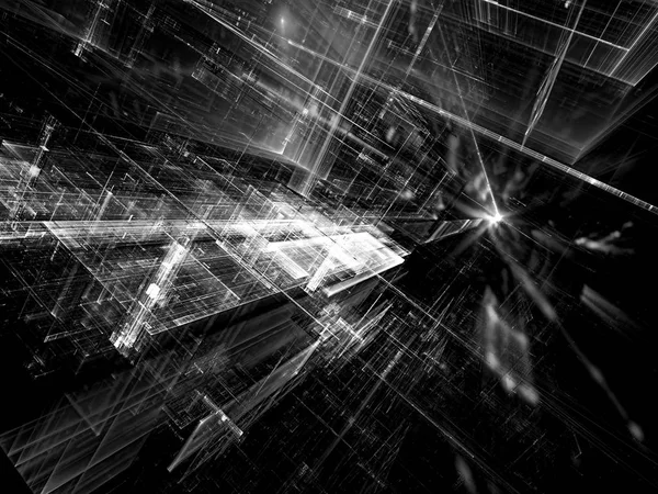 Sci fi arka plan - soyut dijital görüntü oluşturulan