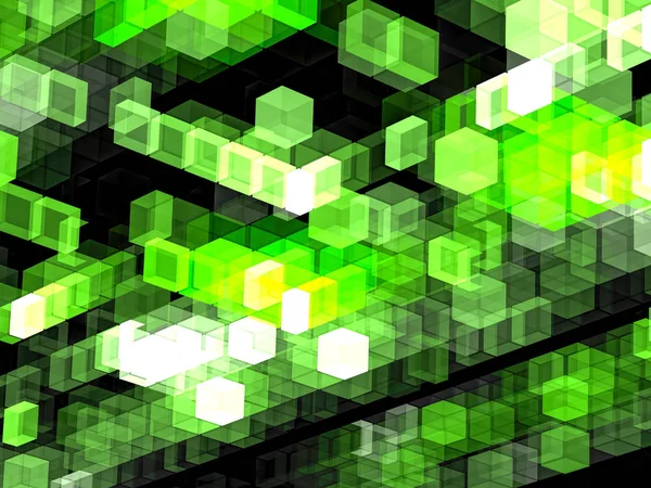 Kuberna matrix - abstrakt digitalt genererade bilden — Stockfoto