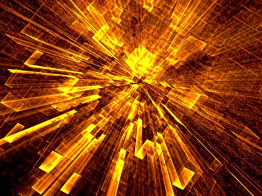 Perspektif arka plan - soyut dijital görüntü oluşturulan