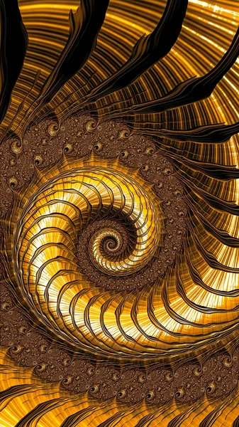 Fond spirale - image abstraite générée numériquement — Photo