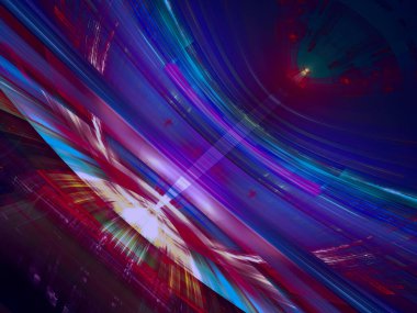 Abstract sci fi background - digitally generated 3d illustration