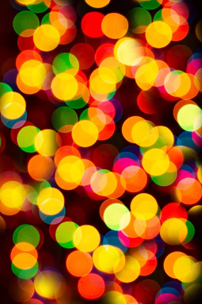 Color Bokeh Reflejos Multicolores Desenfoque Uso Para Diseño Año Nuevo — Foto de Stock