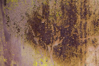 Eski paslı metalin dokusu. Eski demirdeki pas çizgilerinden arkaplan.