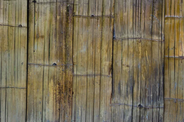 Bamboo fence texture from a mountain local house in Thailand — Stock Photo, Image
