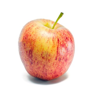 Elma meyvesi beyaz arkaplanda izole