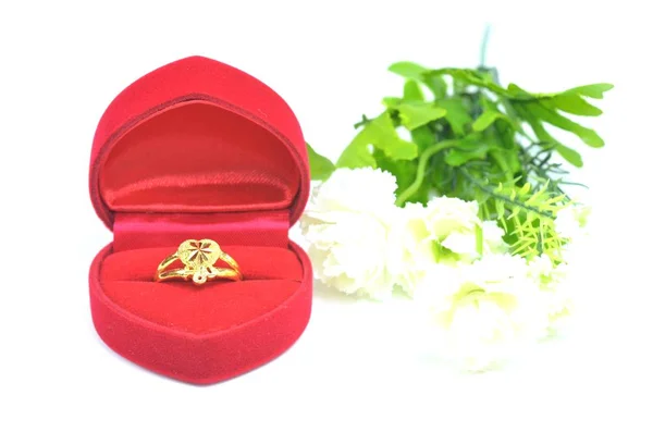 Złoty Wisiorek Kamea Fantazyjne Pierścień Biżuteria Złotem Tajski Specjalny Projekt — Zdjęcie stockowe