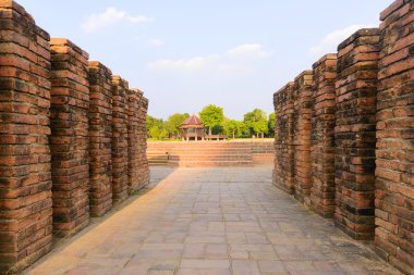 eski geçit tuğla Ayuthaya dünya mirası, Tayland, antik tapınak