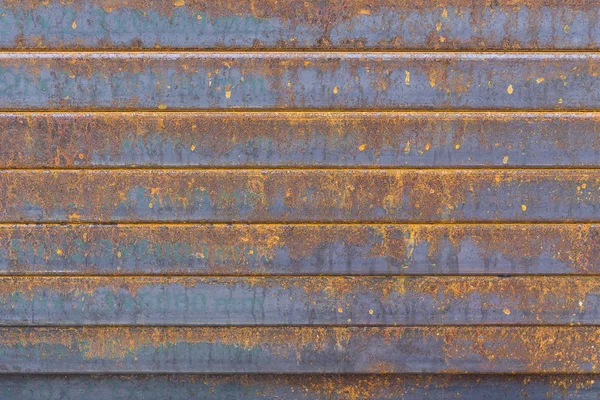 The rectangle tube,The rectangle tube stack with the rusty — Stock Photo, Image