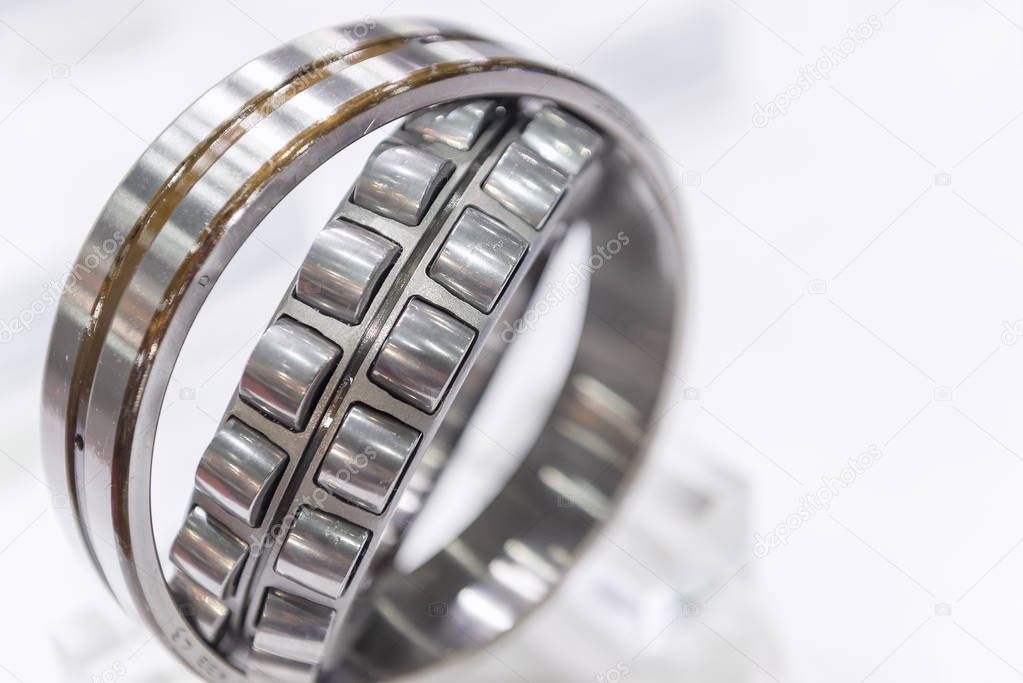 Close-up of the rolling bearing,explore the rolling bearing