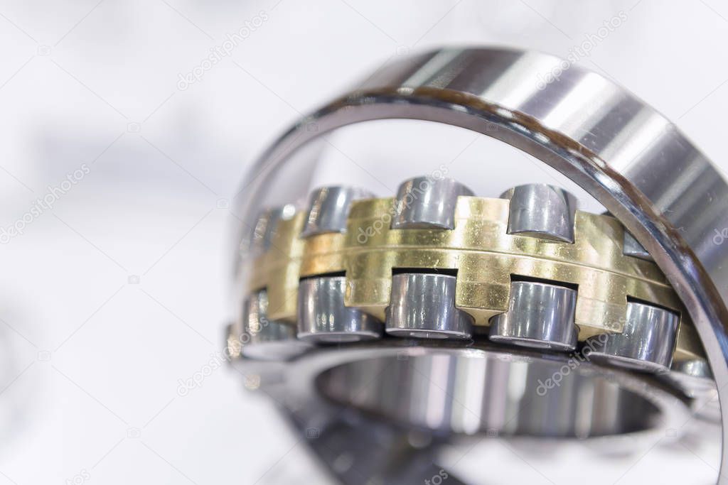 Close-up of the rolling bearing,explore the rolling bearing