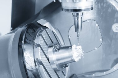 5-eksen bilgisayar sayısal kontrol (Cnc) makinesi