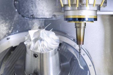 5-eksen bilgisayar sayısal kontrol (Cnc) makinesi 