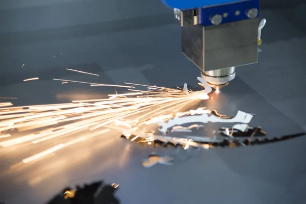 Maszyna do cięcia laserem fiber — Zdjęcie stockowe