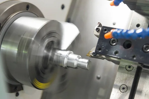 Máquina de torno CNC (máquina de torneado ) — Foto de Stock