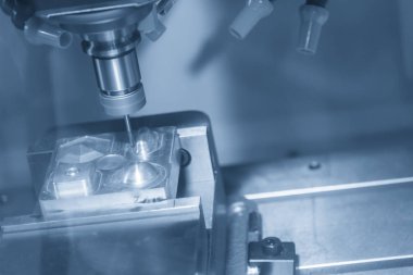 Örnek bakır bölümü kesim Cnc freze makinesi 