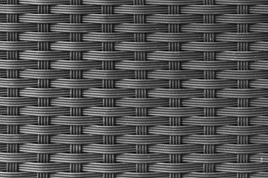 Plastik doku Örgü Sepet.