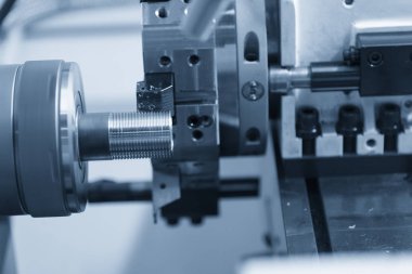 Metal vida kesme Cnc Torna Makinesi (Torna Makinesi)