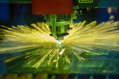 Sac kesme fiber Lazer Kesim Makinası 