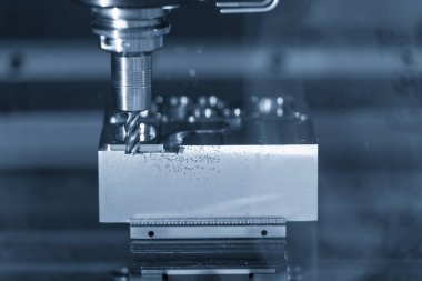 Örnek bölümü kesim Cnc freze makinesi.