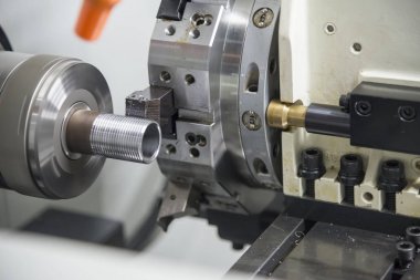 İplik kesme Cnc Torna Makinesi 
