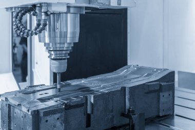 Örnek bölümü kesim Cnc freze makinesi.
