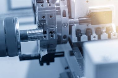 İplik kesme Cnc Torna Makinesi 
