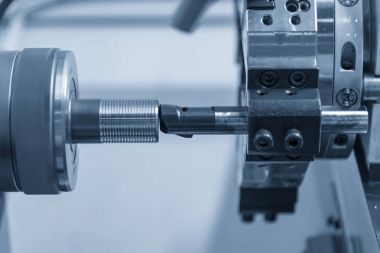 İplik kesme Cnc Torna Makinesi 