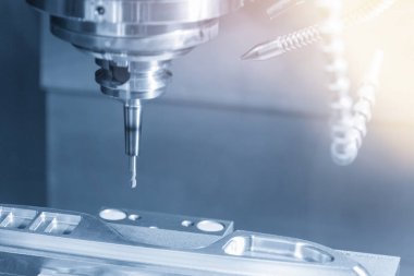 Örnek bölümü kesim Cnc freze makinesi.