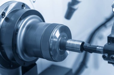 İplik kesme Cnc Torna Makinesi 