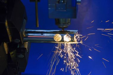 Çelik Boru kesme fiber Lazer Kesim Makinası