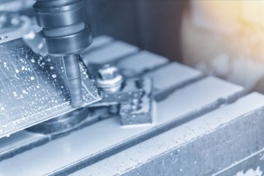 Cnc freze tezgahı sağlam düz uç-değirmen aracını kullanın 